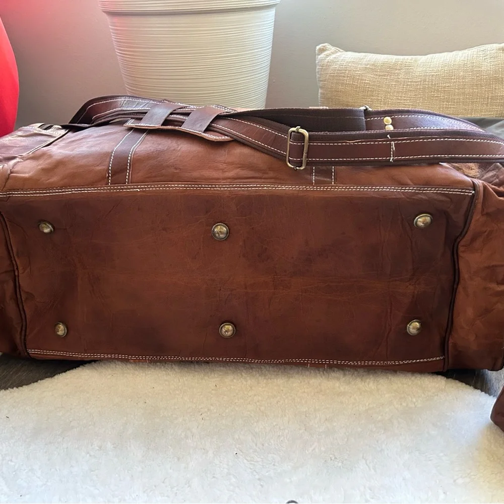 Iltalian Leather bag from Florence Italy classic full